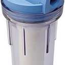 Culligan HF-360A Standard Duty 3/4" Inlet/Outlet Whole House Filtration System, Clear