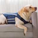 Comfort Dog Anxiety Relief Jacket, Breathable Soft Coat Vest for Puppy Anxiety (S, Blue)