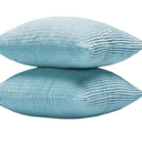 2 Piece Baby Blue Pillowcase 23x23 in