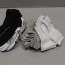 CozyWay Baby & Toddler Socks Crew Comfy Cotton Socks For Girls and Boys Babies Soft & Breathable Infant - 12 Pack (3-5T, Black White Gray)