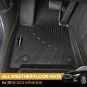 Naibeve Floor Mats for 2018-2025 Infiniti Q50 - All Weather Custom for Infiniti Q50 Floor Mats Cargo Mat Waterproof Interior Accessories
