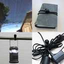 50 Pcs Ball Bungee Cords 6 Inch Black Heavy Duty Outdoor for Canopy Tarp Tie Downs, UV Resistant