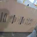 NanoMirror Non-Glass Ultra-Light Foldable Home Gym on Wheels, 87"x71" Extra Large Full Body Unbreakable Shatterproof Mirror, 360° Swivel for Yoga, Dance, Fitness Studio & Home Gym, White