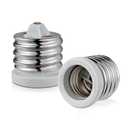 E39 to E26 Light Socket Adapter, Regular Light Bulb Adapter for Antique Floor Lamp Mogul Socket, Mogul to Standard Socket Reducer, UL Listed