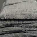 Flagover 5x7 Grey Washable Shag Area Rug for Bedroom, Modern Geometric Non Slip Living Room Rugs, Fluffy Soft Thick Carpet for Kids Boys Room, Dorm, Office, and Home Decor