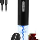 COKUNST Electric Wine Opener, Rechargeable Automatic Wine Corkscrew Bottle Opener With Foil Cutter, Type-C Charging Wine Openers With LED Light For Home Party Restaurant Wedding Gifts