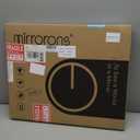 Mirrorons Bathroom Vanity Mirror 16" x 20", Frameless Mirror with Polished Edge, Hangs Horizontally or Vertically. Bathroom Mirror for Wall. Tempered Glass Upgraded Packing