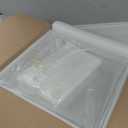 Acrylic Side Table Modern Side Table Clear Nightstand Assembly Required Storage Table for Living Room Bedroom