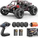 RC Cars 1/14 Brushless RC Car for Adults&Boys, Full Roll-Cage Frame, 4WD Fast Max 42mph, Remote Control RC Trucks for adults with Two 2S LiPo Batteries and Two sets of tires, Compatible with 3S LiPo