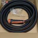 Giraffe Tools Garden Hose 100ft x 5/8", Custom Length, Heavy Duty, No Kink, Flexible, Rubber Garden Hose, Leakproof Water Hose with Male to Female Fittings, 600 Burst PSI