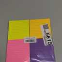 Eastern Wolf 8 Pads Lined Sticky Notes 4x4 Sticky Notes with Lines Self-Stick Note Pads 8 Bright Multi Colors, 50 Sheet/Pad
