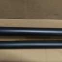 1 Inch Heavy Duty Blackout Curtain Rods for Windows, Industrial Pipe Wrap Around Room Divider Decorative Curtain Rods Wall Mount & Ceiling Mount, Black, 144-168 Inch