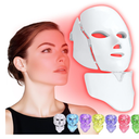 Red Light Mask for Face, 7 Custom Modes with Infrared, 850nm Infrared & Red Light Masks, Portable with Timer for Home Use