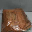 UNIFAMILY 2 Packs Plant Pot Covers for Winter with Drawstring and Zipper, Brown Plant Covers Freeze Protection, Plants Frost Protect Bags, Potted Plant Covers Frost Protection (Brown-L-25.6x19.6'')