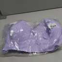 Women's Push Up Bra,Full-Coverage Underwire Bra,Hide Back Fat Deep Cup Bra,Smoothing T-Shirt Bra,Sculpting Uplift Bra ((38) DD, Purple)