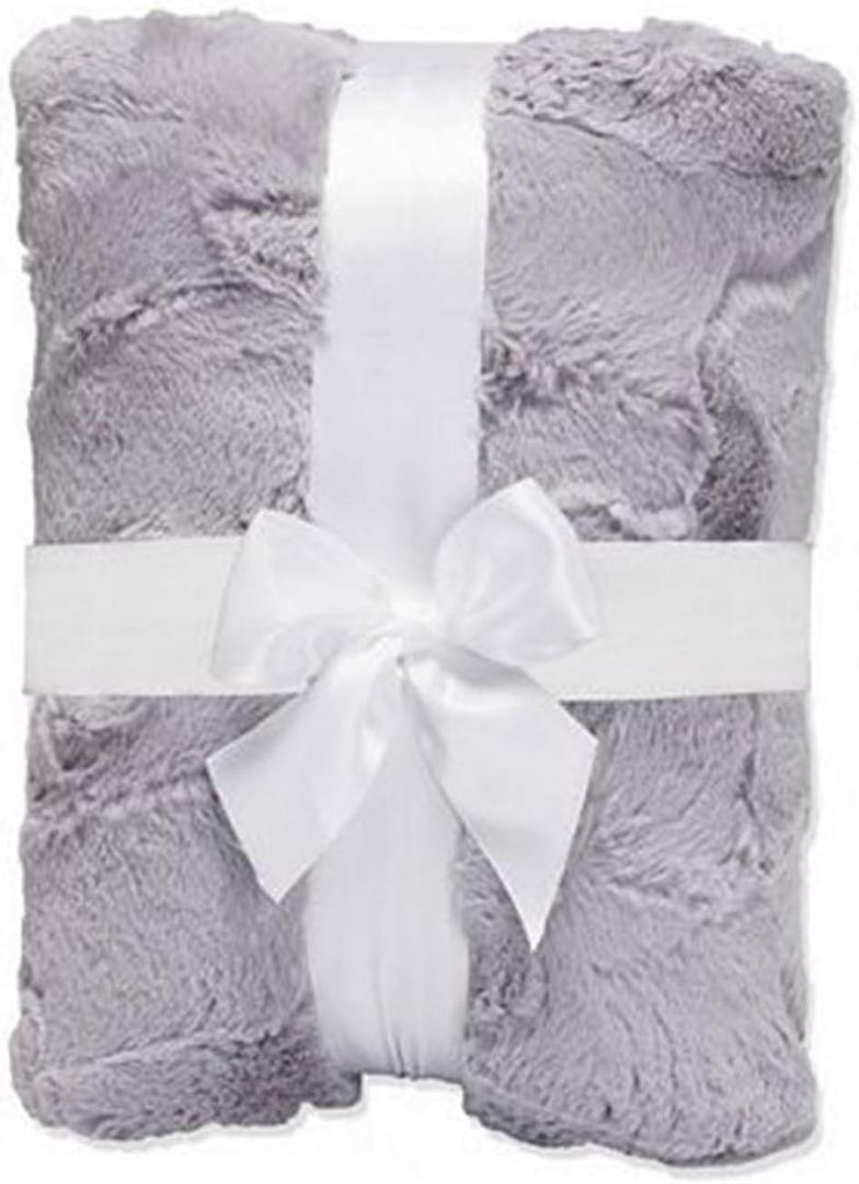 Shannon Fabrics Silver Luxe Cuddle Cut 2yd Hide