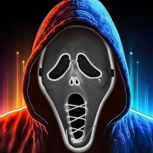 Halloween Mask Glowing Scary Skull Mask - Halloween Horror Masquerade Cosplay Party Decoration Props (White)