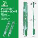 POSEAGLE AM141034 Lawn Mower Blades for John Deere 42 inch Mower Blades