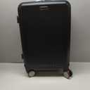 20 Inch Travel Vacuum Seal Suitcase & Backpack with Electric Pump, Waterproof underseat carry on luggage with 360° Silent Spinner Wheels & TSA Locks, Black