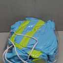 SLOOSH Inflatable Tanning Pool Lounger Float, 70" x 46" Pool Floats Adult with Pillow, 4 in 1 Suntan Tub Raft Floatie,Sunbathing Bed Lounge for Water Blow Up Kids Ball Pit Party Gifts, L-Blue Green