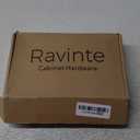 Ravinte 30 Pack Brushed Brass Solid Kitchen Cabinet Knobs Zinc Alloy Door Knobs Cabinet Hardware Gold Dresser Handles Drawer Knobs Brushed Brass Drawer Pulls with Screwdriver