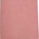 3 x Business Notebook, 1 8.3-inch x 5.7-inch A5 hardcover PU leather notebook, 8mm grid 200 pages -100 study and office notebooks diary (Pink)