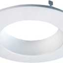 5 x HALO White Recessed Lighting Retrofit Replaceable Trim Ring, 4 Inch