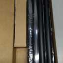 Matte Black Curtain Rod Itself is 30-144 inch 2 Pack, Fit 30 to 142, 66 to 120 inch Windows with 1 Inch Diameter Heavy Duty Adjustable Telescopic Rod, 1 Inch Diameter Splicing Extra Long
