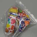 Lionet Paws Dog Collar with Flower, Soft and Comfortable, Adjustable Collar for X-Large Dogs Girl, Neck 16-26 inches (Green & White Grid)