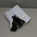 3 Rolls Black Deco Mesh Ribbon for Wreath Making Supplies, 10 Inch x 30FT Metallic Foil Burlap Deco Mesh Fabric for DIY Crafts Halloween Home Door Wreath Swags and Decorating