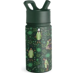 Simple Modern Disney Encanto Bruno Kids Water Bottle with Straw Lid | 14oz Insulated Stainless Steel Kids Tumbler & Spill Proof Toddler Cup for School, Girls, Boys | Summit | Encanto Oh, Bruno