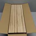 Wood Floating Shelves for Wall Decor, Rustic Wall Shelves for Bedroom Bathroom Kitchen Living Room, Set of 6 Light Walnut (17inch)