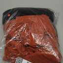 3 Pack Women's Maternity Pants Maternity Jogger Sweatpants Over The Belly Stretchy Pregnancy Pants with Pockets (Large, Pumpkin, Dark Brown, Black)