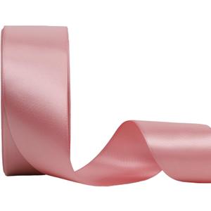 4 x LaRibbons 1 1/2 Inch 25 Yard Double Faced Satin Ribbon,Dust Pink Satin Craft Fabric Ribbon for Gift Wrapping Floral Bouquets Wedding Party Decoration