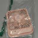 Travel Fan for Sleeping, Portable Fan for Summer Essentials, Small Desk Fan Rechargeable 100 Speed Wind for Beach FanTravel Essentials, Summer Must Haves Accessories Gifts for Women Teens Girl Pink