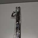 Curtain Rods for Windows 36-78 inch, 5/8 inch Matte Black Curtain Rod with Brackets Adjustable by Splicing for Bedroom Kitchen Study Living Room