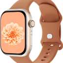 Silicone Sport Band Compatible with Apple Watch, Women Men, Soft Strap Replacement Wristband for iWatch Size: 38mm/40mm/41mm/(Series 10/11 42mm) S/M
