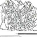 200PCS Double-Head Skirting Thread Nail, Invisible Screws & Specific Sleeve Tool, Hidden Nails for Trim, Double Sided Nails for Seamless Skirting Thread with Solid Wood Baseboard