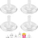 Sippy Straw Cup Nipples for Philips Avent Natural Baby Bottles, My Grippy Spout Sippy Cup and Natural Trainer Sippy Cup, Soft 100% Silicone Sippy Spout Nipples, 8m+, 4 Count