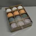 Christmas Ornaments Set 12PCS - 2.4 Inch Textured Shatterproof Vintage Neutral Ball Ornaments for Tree Rustic Farmhouse Decor (Earthy Embrace)