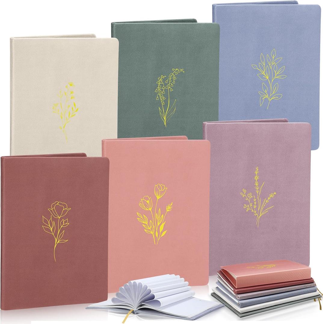 6 Pack Book Covers Stretchy Large Fabric Reusable Aesthetic Book Cover Protectors with Bookmarks for Paperbacks Hardcover up to 9 x 11 Inch Office Supplies(Without Words,Morandi)
