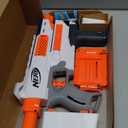 Nerf Modulus Mediator Blaster -- Fires 6 Darts in a Row, Pump Action, Slam Fire, Includes 6-Dart Clip and 6 Official Nerf Elite Darts