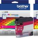 Brother LC406CS, LC406MS, LC406YS 3-Color Ink Cartridge Set, LC406