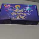 Valentines Day Gifts for Kids, 28 PCS Galaxy Slime with Greeting Cards, Classroom Exchange Party Favors for School Prize Rewards