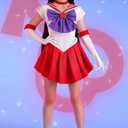 Sailor Moon Sailor Mars Women's Costume, Small