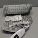 Deepsoon Heating Pad,Electric Heating Pads for Back,Neck,Abdomen,Moist Heating Pad for Shoulder,Knee,Arms,Legs,Dry/Moist Heat & Auto Shut Off,Christmas Gifts for Men and Women,Light Gray,24x12