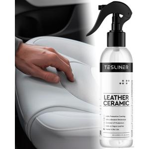 Tesla Leather Shield Ceramic Coating - Protect Cars, Prevent Stains, Vegan Leather Protector for Model 3 Y S X 2023 & 2024 Tesla Leather Shield Ceramic Coating - Protect Cars, Prevent Stains, Vegan Leather Protector for Model 3 Y S X 2023 & 2024
