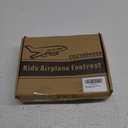 Toddler Airplane Bed, Toddler Airplane Travel Essentials, Airplane Seat Extender for Kids, Portable Plane Travel Bed for Long Flight Flying (Blue)