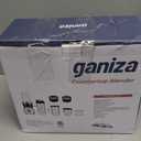 Ganiza Smoothie Blender, 900W Blenders for Shakes and Smoothies, 15-Piece Personal Blender and Grinder Combo for Kitchen, Smoothies Maker with 4 BPA-Free Portable Cup, Nutritious Recipe (Black)