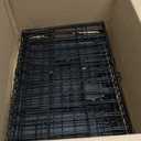 Amazon Basics Durable, Foldable Metal Wire Dog Crate with Tray, Single Door, 18 x 12.4 x 15 in, Black